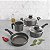 Jogo Panelas Alum 4Pc Paris Chumbo Tramontina 28599621 - Imagem 3