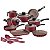 Jogo Panelas Alum 12Pc Paris Vermelho Tramontina 28599712 - Imagem 1