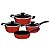 Jogo Panelas Alum 4Pc Vermelho Tramontina 28699709 - Imagem 1