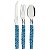 Talher Inox Munique Azul Tramontina 29899430 - Imagem 1