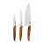 Jogo Facas Inox 3Pc Verttice Tramontina 29899441 - Imagem 2