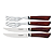 Garfo Faca 4Pc Polywood Vermelho Tramontina 29899537 - Imagem 5