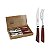 Garfo Faca 4Pc Polywood Vermelho Tramontina 29899537 - Imagem 1