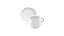 Conj Xicara E Pires Cafe 100Ml Porcelana Tramontina 96900079 - Imagem 1