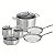 Jg Panelas Aco Inox 10Pcs Walmart Tramontina 65240014 - Imagem 1