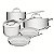 Jg Panelas Aco Inox 8Pcs Seattle Tramontina 65240118 - Imagem 1