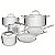 Jg Panelas Aco Inox 10Pcs Seattle Tramontina 65240128 - Imagem 1