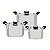 Jg Panelas Aco Inox 6Pcs Nesting Tramontina 65240204 - Imagem 1