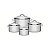 Jg Panelas Aco Inox 4Pcs Solar Tramontina 65510563 - Imagem 1