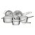 Jg Panela Aco Inox 5Pcs+Peg Allegra Tramontina 65650291 - Imagem 1