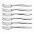 Jg Garfos Aco Inox 6Pcs Wind Tramontina 66980550 - Imagem 4