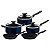 Jogo Panelas Alum 5Pc Ravena Azul Tramontina 27899286 - Imagem 1