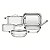 Jg Panelas Aco Inox 5 Pcs Isis Tramontina 65420003 - Imagem 1