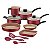 Jogo Panelas Alum 10Pc Turim Vermelho Tramontina 20298714 - Imagem 1