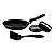 Kit Hamburguer 3Pc Preto Tramontina 20398004 - Imagem 1
