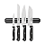 Jogo Facas Inox 5Pc Ultracorte Preto Tramontina 23899049 - Imagem 2