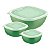 Jogo Potes 3Pc Mix Color Verde Sa Tramontina 25099292 - Imagem 1