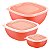 Jogo Potes 3Pc Mix Color Lar Tramontina 25099493 - Imagem 1