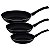 Jogo Frigideira Alum 3Pc Everyday Preto Tramontina 27899184 - Imagem 1