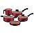 Jogo Panela Alum 5Pc California Vermelho Tramontina 27899220 - Imagem 1