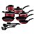 Jogo Panelas Alum 10Pc Turim Vermelho Tramontina 27899287 - Imagem 1