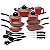 Kit Cozinha Alum 18Pc Vermelho Tramontina 27899356 - Imagem 1