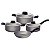 Jogo Panelas Alum 7Pc Linz Cinza Tramontina 27899425 - Imagem 1
