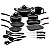 Kit Cozinha 18Pc Preto Tramontina 27899427 - Imagem 1