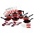 Kit Cozinha 38Pc Loreto Vermelho Tramontina 27899428 - Imagem 1