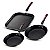 Jg Frigideira/Bistequeira Alum 3Pc Preto Tramontina 27899429 - Imagem 1