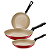 Jogo Frigideiras Alum 3Pc Vermelho Tramontina 27899439 - Imagem 3