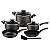 Jogo Panelas Alum 9Pc Gloria Grafite Tramontina 27899465 - Imagem 1