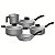 Jogo Panelas Alum 5Pc Linz Cinza Tramontina 28299601 - Imagem 1