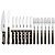 Jg Churrasco Inox 14Pc Polywood Castanho Tramontina 29899445 - Imagem 3