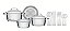 Jg Panelas Aco Inox 4Pc Allegr +Faq Tramontina 65650241 - Imagem 1