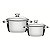 Jg Panelas Aco Inox 2Pcs Allegra Tramontina 65660237 - Imagem 1