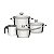 Jg Panelas Aco Inox 4Pcs Allegra Tramontina 65660334 - Imagem 1