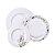 Jogo De Pratos 12 Pcs Lilla Porcelana Tramontina 96589051 - Imagem 1