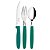144 Talher Ipanema Inox Verde Leme Tramontina 23398274 - Imagem 1
