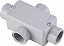 6 Condulete Fixo X 1.1/2 C/R C/Pint. Tramontina 56109085 - Imagem 1