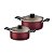 4 Cacarola Alum Turim Vermelho Tramontina 27899345 - Imagem 1
