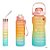 Kit Com 3 Garrafa De Água 2l+900ml+500ml Galão Squeeze - Imagem 2