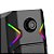 Caixa De Som Havit SK205 P2 3.5mm Estéreo 2.0 5W*2 RGB Preto - Imagem 3