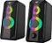 Caixa De Som Havit SK202 P2 3.5mm Estéreo 2.0 5W*2 RGB Preto - Imagem 2