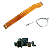 Kit Dock Carga com Ci Flex Sub Carga Coaxial Compativel Lg K42 K52 K62 - Imagem 3