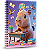 Caderno Universitário 100 folhas - A Turminha da Fauna Brasileira - Capivara - Imagem 1