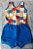 Conjunto Regata Estampa Pikachu e Tapa Fralda Azul Tamanho GG (12 à 24meses) - Imagem 1