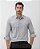 Camisa social masculina slim manga longa cinza - Imagem 3