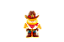 Figure Garfield Silverware Cowboy - Pop Mart Original - Imagem 1