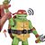 Action Figure Raphael Ninja Shouts TMNT - Original Playmates - Imagem 3